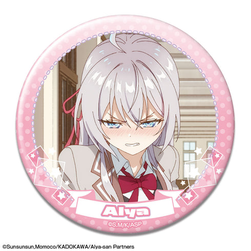 『時々ボソッとロシア語でデレる隣のアーリャさん』缶バッジ デザイン02(アーリャ/B)【202506再販】